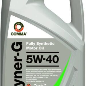 Syner-G 5W40 / SYN5L 5 литров, моторное масло Comma