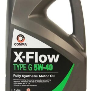 X-Flow Type G 5W40 / XFG4L, моторное масло Comma